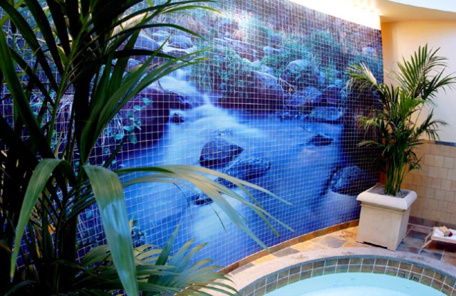 Hotel Spa Wall Pictured Tile Mural